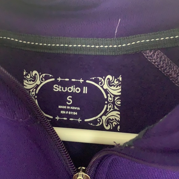 Purple zip up - Picture 2 of 9